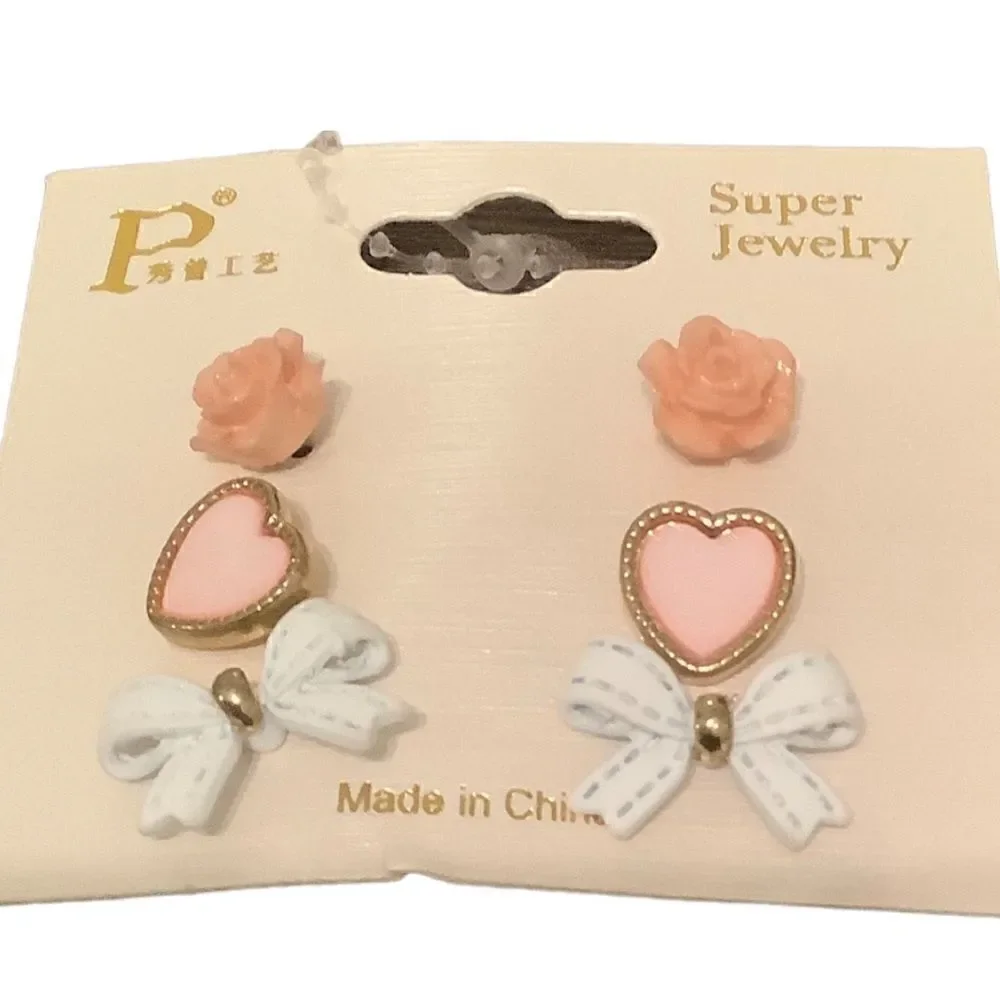 🌼🌼Kids lot of earrings NWOT🌼🌼